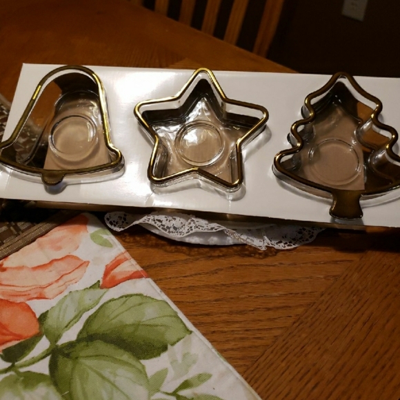 NEW! 1997 Vintage HOLIDAY GOLD Indiana Glass Party - Picture 3 of 11